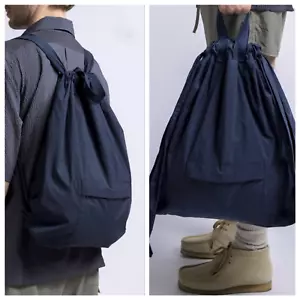 Bolsa de transporte paracaídas COS bolsa de nailon plegable azul - Imagen 1 de 10