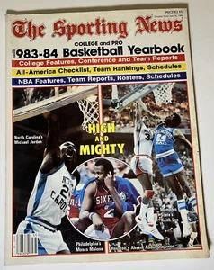 1983-84 Sporting News Yearbook - MICHAEL JORDAN - Basketball - Bulls - UNC - MJ - Picture 1 of 7