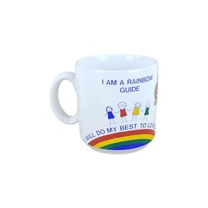 Vintage Girl Guide I Am A Rainbow Guide Keramiktasse - Bild 1 von 8