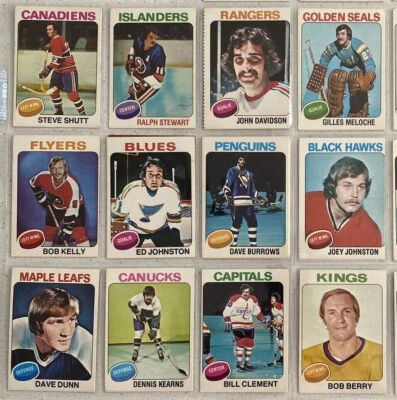 ( U SELECT CARDS)  1975-76 O-pee-chee Hockey Singles 101-199 🔽 - Image 1 of 3