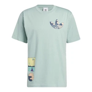 Adidas Originals Surreal Summer T-Shirt Hazy Green/Multicolor Men's 2XL BNWT - Picture 1 of 15