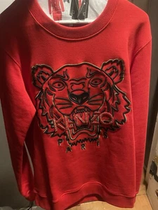 Kenzo Red tiger sweatshirt men XS - Picture 1 of 2