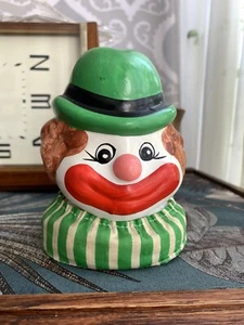 Seltene Sparschwein Clown Keramik Münzbox DDR - Bild 1 von 9
