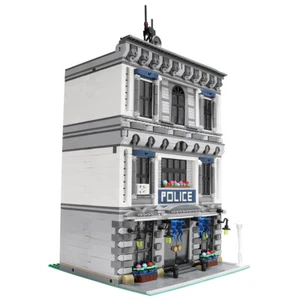 MOC-21474 Modular Building: Police Station Model with Interior 3128 Pieces - Picture 1 of 15