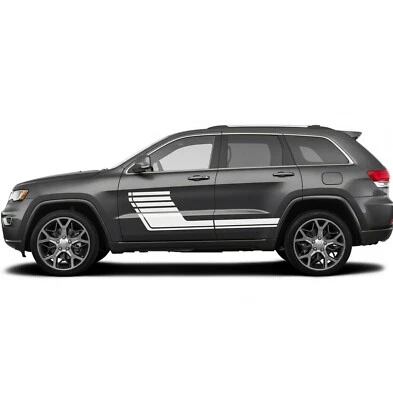 Calcomanía adhesiva Trailhawk Summit a rayas premium para Jeep Grand Cherokee 2016 2022 Foto 1 de 4