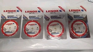 4 PC LENOX Tools METALMAX Cut Off Wheel, Diamond Edge, 4-Inch x 3/8-Inch 197291 - Picture 1 of 4