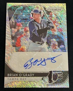 2020 Panini Prizm Brian O'Grady Shimmer Auto 4/7 #RA-BG Tampa Bay Rays SSP RC - Picture 1 of 2