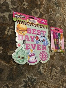 Shopkins Memo Pad and Mini Gel pens - Picture 1 of 2