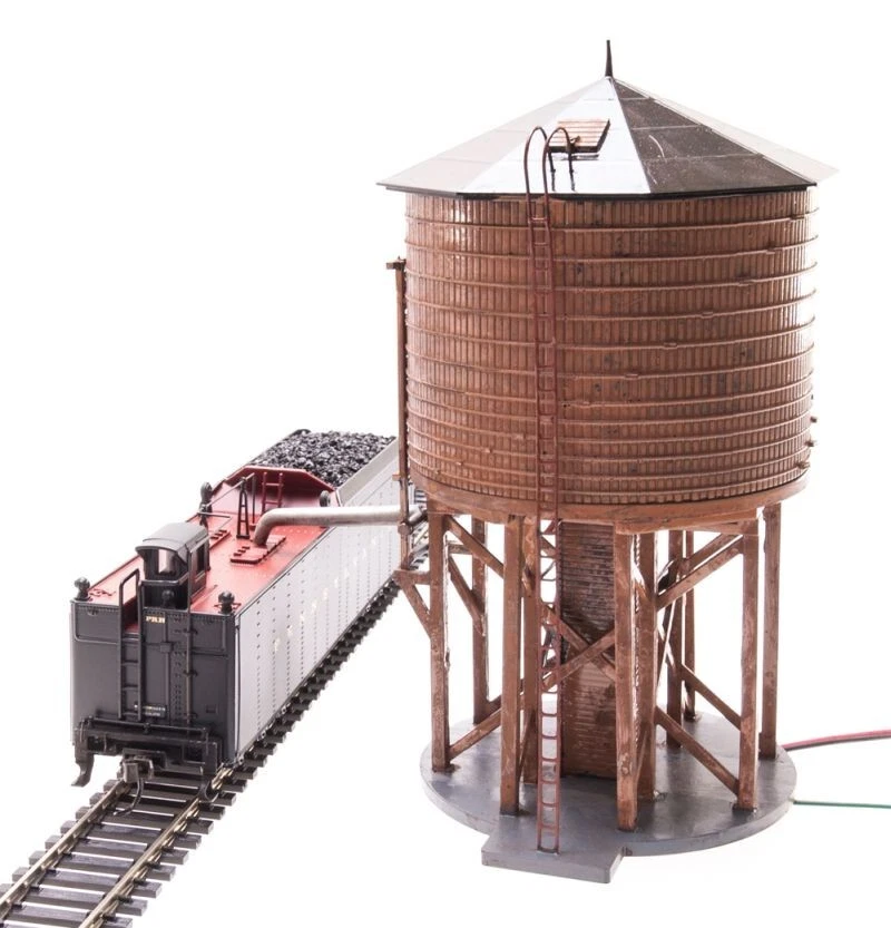 HO Scale Broadway Limited 6091 Weathered Brown Water Tower Assembled Unlettered