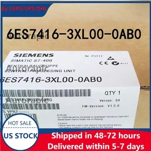 New Siemens 6ES7416-3XL00-0AB0 6ES74163XL000AB0 SIMATIC S7-400 CPU 416-3 - Picture 1 of 9