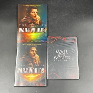 DreamWorks 2005 War of the World & Bonus Disc CD DVD Tom Cruise HG Wells Sci Fi - Picture 1 of 9