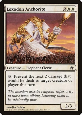 (4x) LOXODON ANCHORITE - Fifth Dawn – MTG Magic the Gathering Card - Common - Image 1 of 4