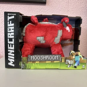 NEW IN BOX! 2016 Mojang Jinx 9” MOOSHROOM Cow Minecraft Plush Stuffed RARE - Picture 1 of 9
