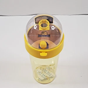 🏀 Basketball Sports Water Bottle – 500ml | Fun Novelty Drink Bottle | Yellow - Picture 1 of 11