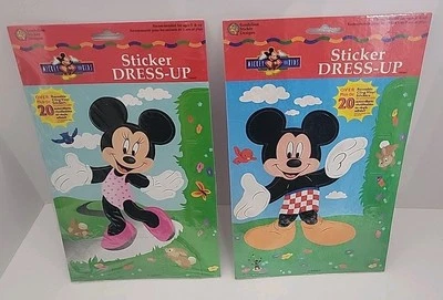 Набор виниловых наклеек Sandylion Disney нарядная дорожная игрушка Микки и Минни     - Изображение 1 из 4