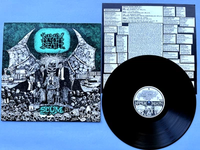 NAPALM DEATH SCUM 1987 UK EARACHE MOSH 3 VINYL LP METAL DEATH GRINDCORE Foto 1 de 4