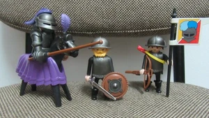 Playmobil - Medieval - Caballero SoldadoEscudero Caballo - 3329 x - (COMPLETO) R - Imagen 1 de 2