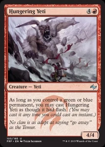 Hungering Yeti - Light Play MTG Fate Reforged - Picture 1 of 1