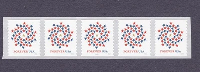 PNC5 47c Forever патриотическая спираль SA P11111 США 5130 MNH F-VF - Изображение 1 из 2