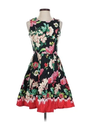 Yumi Women Black Cocktail Dress 2 - Image 1 of 4