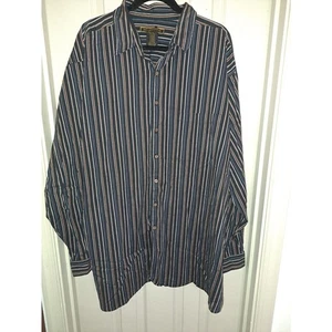 Camisa a rayas alta George Foreman 3X para hombre - Imagen 1 de 6