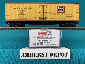 049 00 370 Micro Trains Colorado & Southern  Wood Reefer N Scale New 04900370 - Picture 1 of 2
