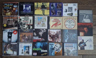 Job Lot -  Blues - 24 x CDs - Tom Waits, Steve Ray Vaughan, Seasick Steve Foto 1 de 2
