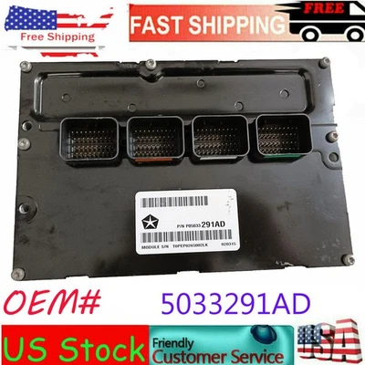 OEM 5033291AD,  For Chrysler PT Cruiser 2.4L w/o, Engine Computer Module 2004 Foto 1 de 4