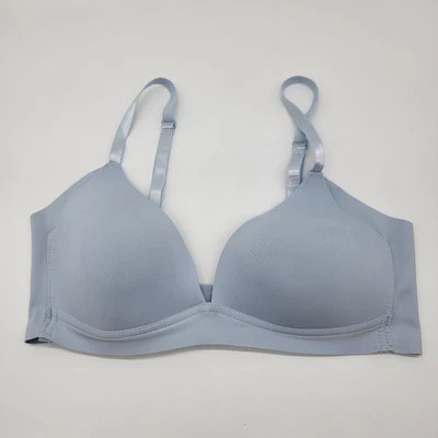 Sujetador Catherine Malandrino Mujer 36C Azul Claro Ligeramente Forrado Inalámbrico Usado en Excelente Condición Foto 1 de 4