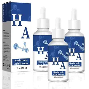 ABOTE 3 Pack 1 oz Hyaluronic Acid Serum Moisturizer Face Anti-Wrinkle Anti-Aging - Picture 1 of 7