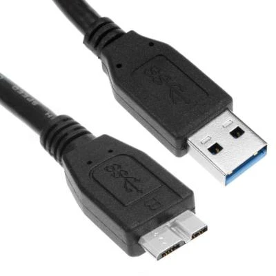 USB 3.0 Power Charger&Data SYNC Cable Cord For Toshiba External Hard Drive Disk - Image 1 of 4