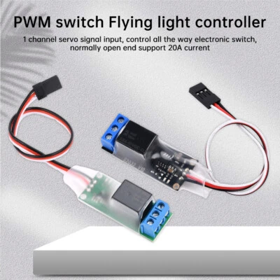 RC Aircraft Relay 5-12V PWM Switch Navigation Light Controller Universal Switch - Image 1 of 4