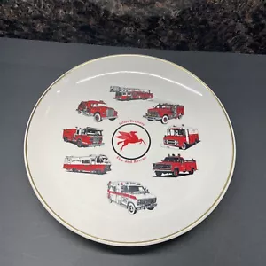 Mobil Refinery Joliet Fire and Rescue Pegasus Collector Plate Exxon Oil - Picture 1 of 8