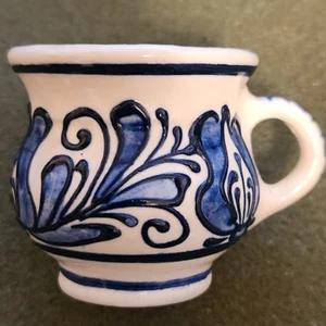 Beautiful Blue and White Delftware signed "Korond" Cup Lot 2947 - Picture 1 of 6