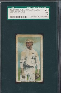 1909 E95 Philadelphia Caramel Cy Morgan SGC 1.5 **Tough Issue**