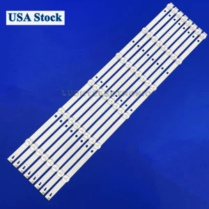8Pcs LED backlight strips for Toshiba 55LF621U21 55LF621C21 4708-K55WDC-A4113N01 - Picture 1 of 7