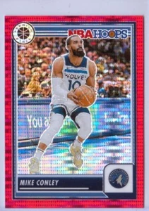 2023-24 NBA Hoops Premium Stock Red Pulsar #91 Mike Conley - Timberwolves - Picture 1 of 2