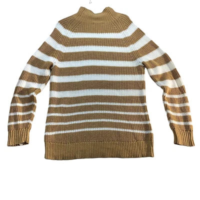 Suéter para mujer Style and Co talla grande 1X tejido a rayas blanco tostado manga larga nuevo Foto 1 de 4