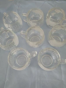 Vintage Nestle 70er Jahre Around the World Tassen - Kaffeetassen insgesamt 8 vorhanden - Bild 1 von 5