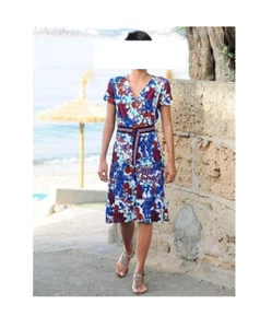 Designer Kleid Strand Freizeit Alba Moda Größe 46 NEU - Bild 1 von 1