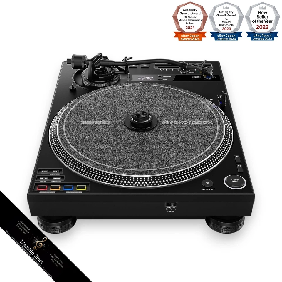 Pioneer DJ PLX-CRSS12 Pro Direct Drive Turntable DVS Control Black PLXCRSS12 PSL - Image 1 of 4
