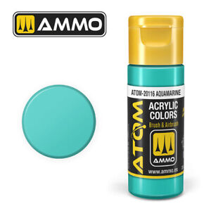 Ammo MIG ATOM-20116 - Version Nucléaire Color Aquamarine 20ml - Neuf