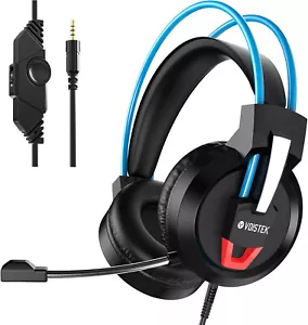 Voistek Gaming Headset 3.5mm Microphone Noise Cancelling Headphone for PS Switch - Picture 1 of 9