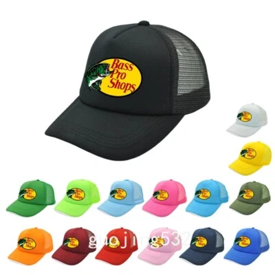 CORTEIZ CRTZ Bass Pro Shops Hat Outdoor Fishing Baseball Trucker Mesh Cap Adjustable SnapBack