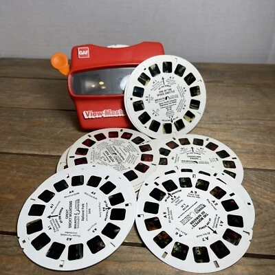Vintage  View Master With 18 Reels Smurfs Muppets Space Shuttle Peter Pan - Image 1 of 4