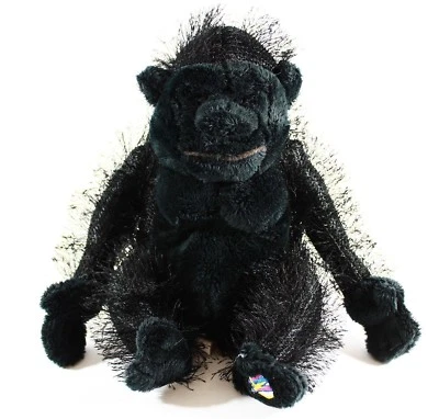Webkinz Gorilla Plush Stuffed Animal HM040 Ganz Black NO CODE 8" - Image 1 of 4