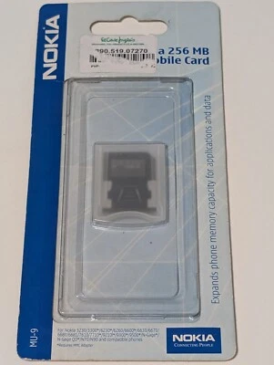 Original MEMORY CARD MMC NOKIA MU-9 256MB - Image 1 of 2