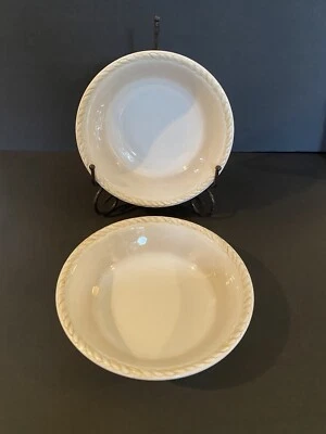 Cuencos para servir de melamina - 2 cuencos de 8" de diámetro blanco roto Foto 1 de 4