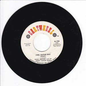 KELSO HERSTON AND THE FUNKY GUITAR BAND Steel Guitar Rag VG 45 RPM  - Foto 1 di 2