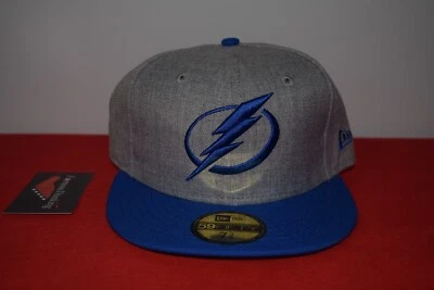 NHL New Era Tampa Bay Lightning Hat Hockey Hat 59Fifty RARO no bucs heat NBA NY Foto 1 de 4